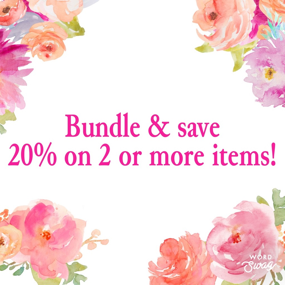 Take advantage of the bundle option! 🤩